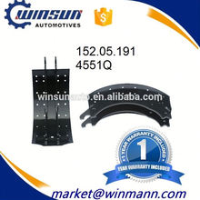 Sistema de Travagem Trailer 4551Q Brake Shoe